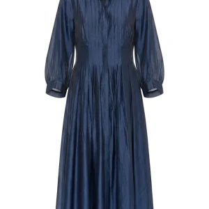 Max Mara Vetro skjortekjole Marine