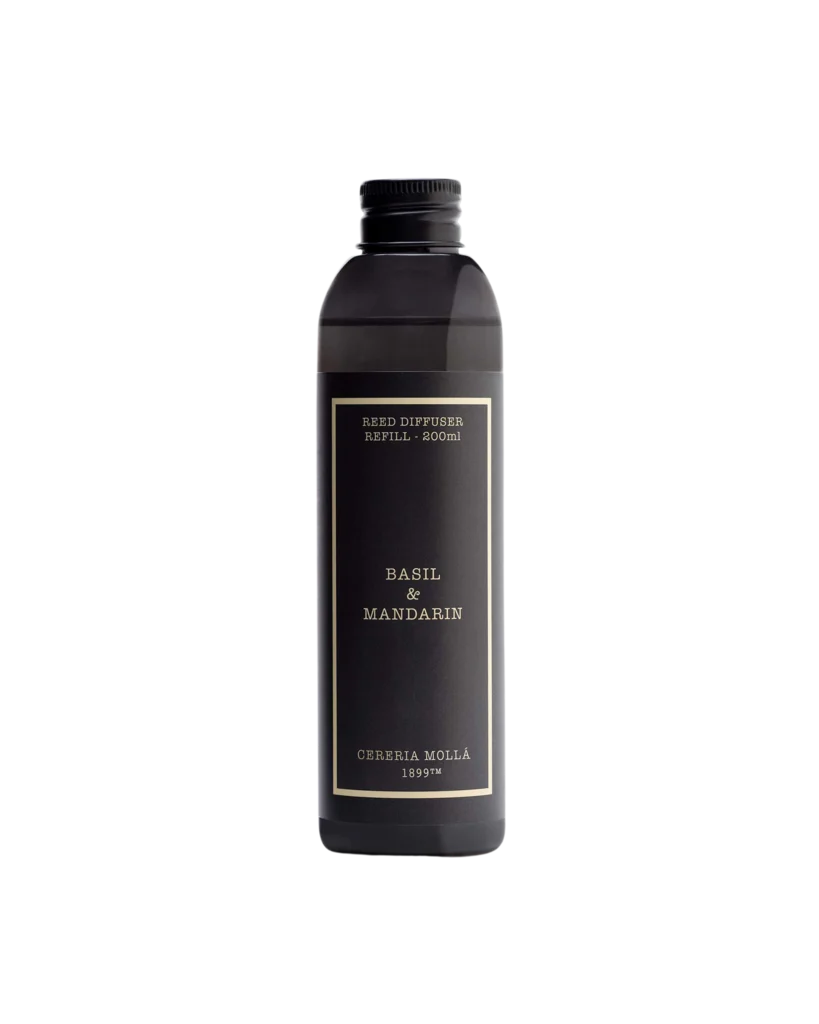 Basilikum og mandarin Diffuser Refill 200ml - Image 2