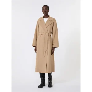 Max Mara Operoso Dobbel ullblandingskåpe Kamel