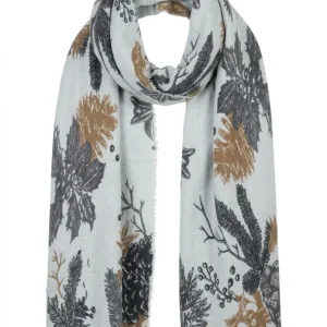 Mouleta Cashmere skjerf Kongler Blå