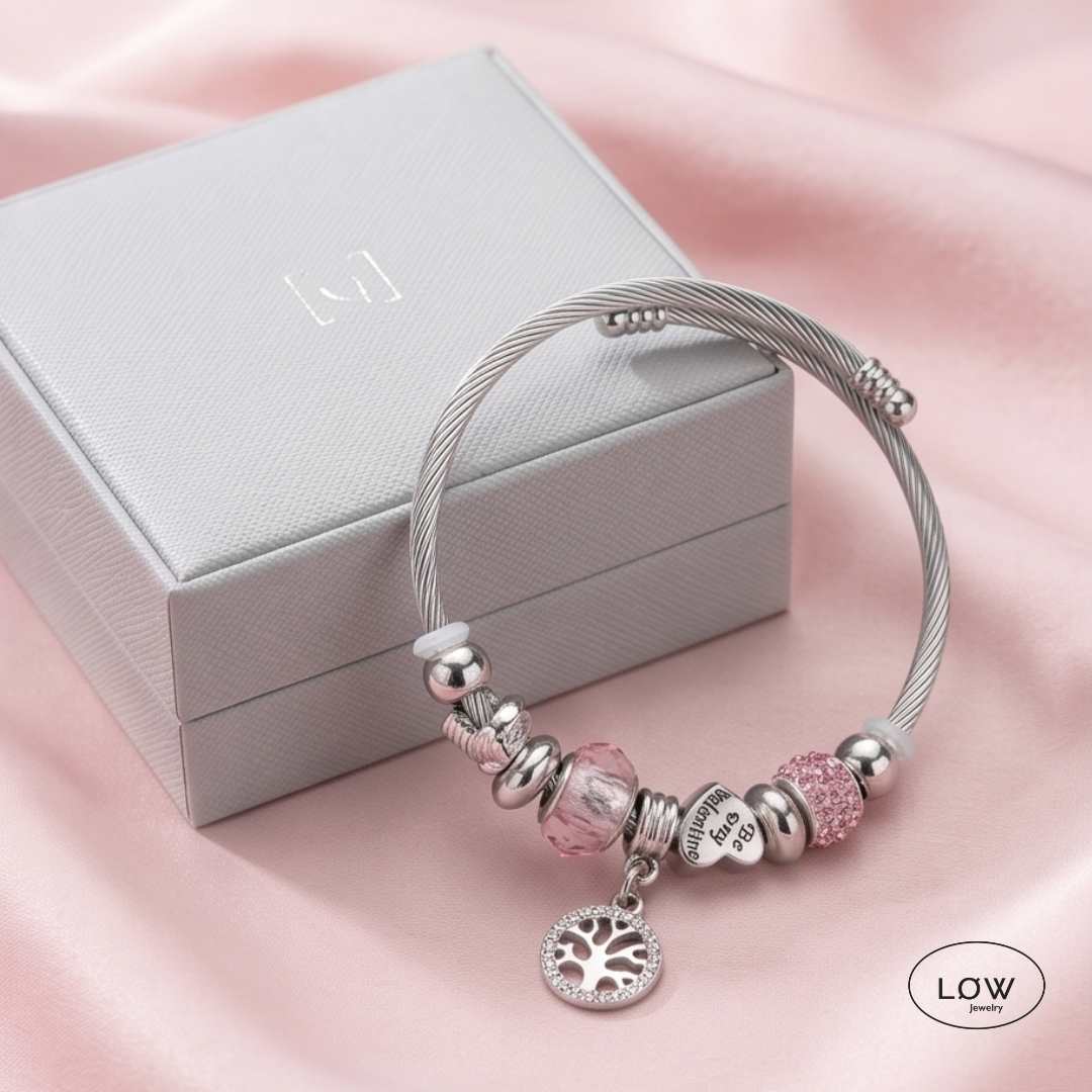 Tree of Life Charms Bracelet LØW – charms armbånd med zircon - Image 6