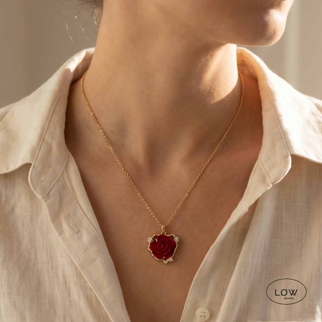Eternal Rose Necklace