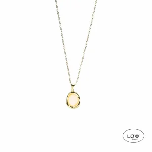 Bean Pendant Necklace – 18K Gold