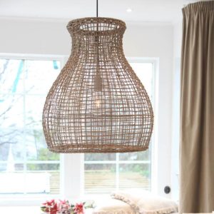 Seagrass taklampe natur