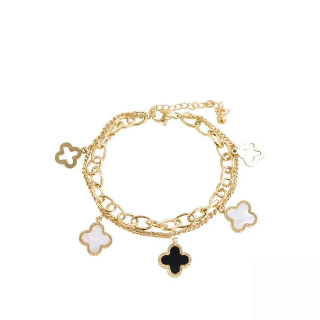Classic Clover Double Bracelet - Image 6