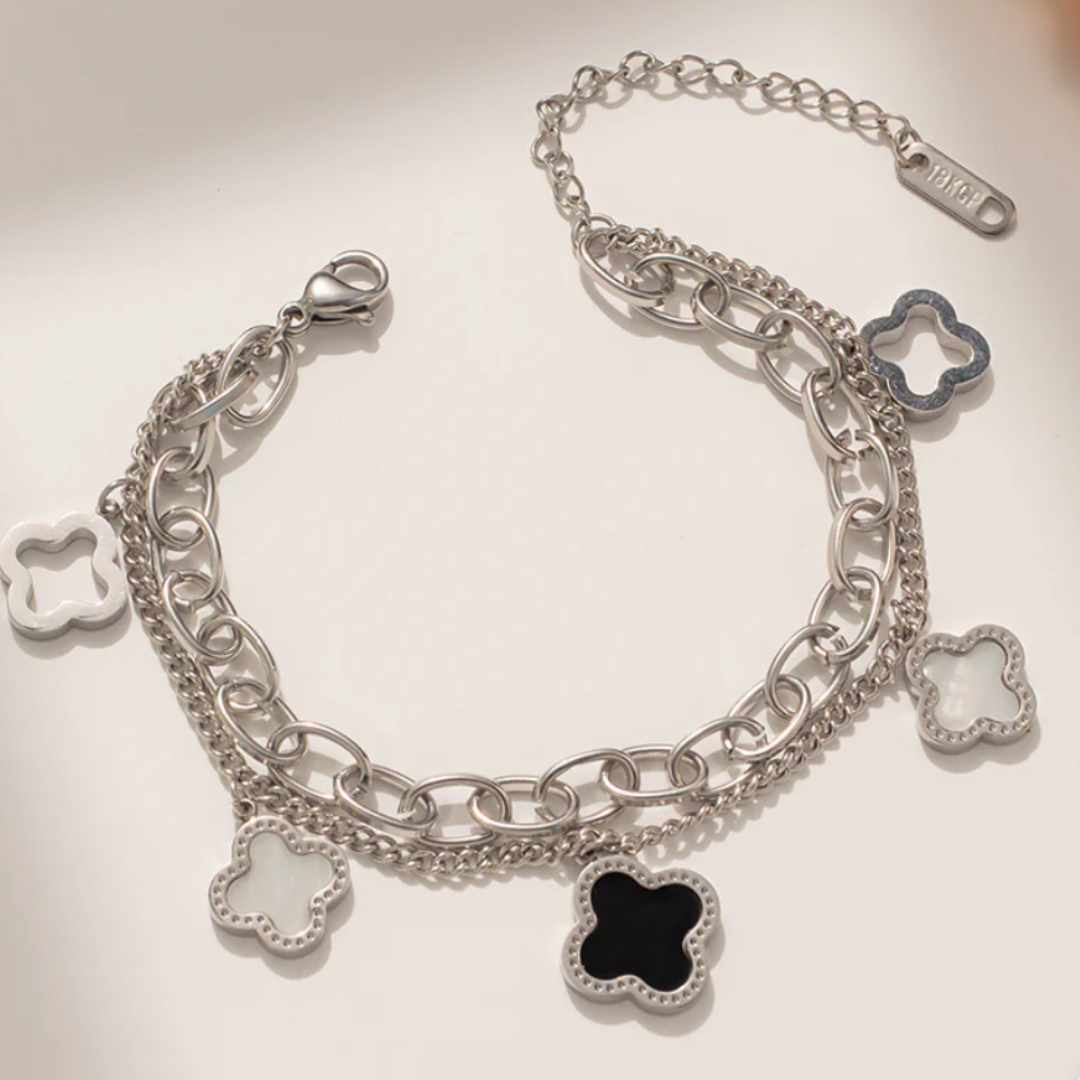 Classic Clover Double Bracelet - Image 7