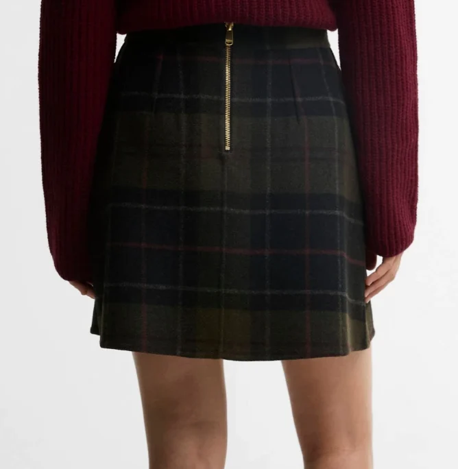 Barbour Marlow Tartan Miniskjørt - Image 5