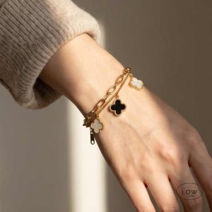 Classic Clover Double Bracelet