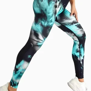 Tie-Dye Peach Leggings